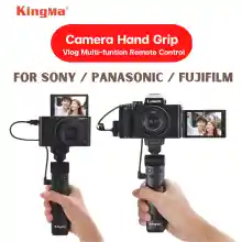 ภาพขนาดย่อของภาพหน้าปกสินค้าKingma Sony / Canon / Panasonic / Fujifilm Camera Hand Grip Vlog Multi-funtion Remote Control Selfie Stick Vlogging Grip จากร้าน 789 Action Camera บน Lazada ภาพที่ 1