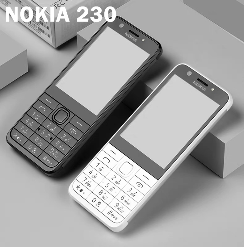 โทรศัพท์มือถือปุ่มกด Nokia 230 ใหม่ล่าสุด ปุ่มกดไทย เมนูไทยเมนูไทยจอใหญ่ 2.8’จอใหญ่กว่า3310