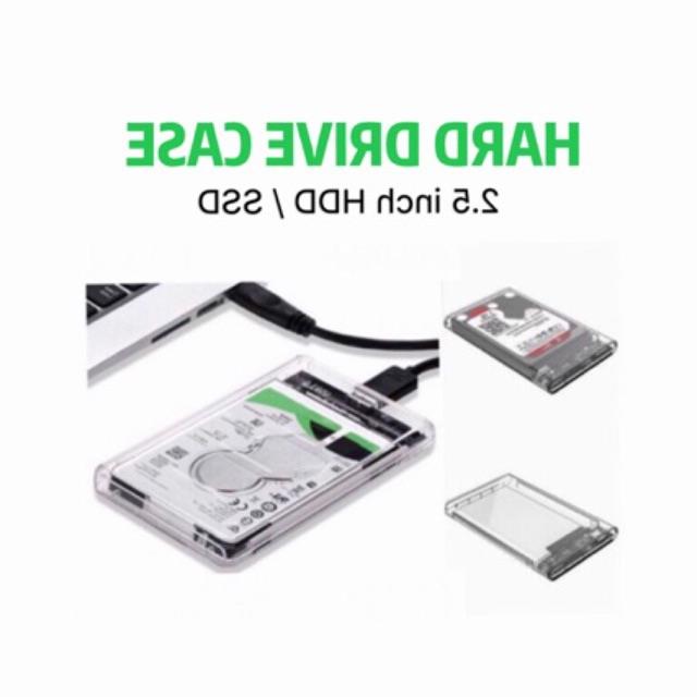 【จุดขายร้อน】 ใหม่ 2021 25Inch SATA 30 To USB 30 Hard Drive Disk Box HDD External Enclosure SATAHDD And SSD Transparent แบบใสพร้อมสายusb30