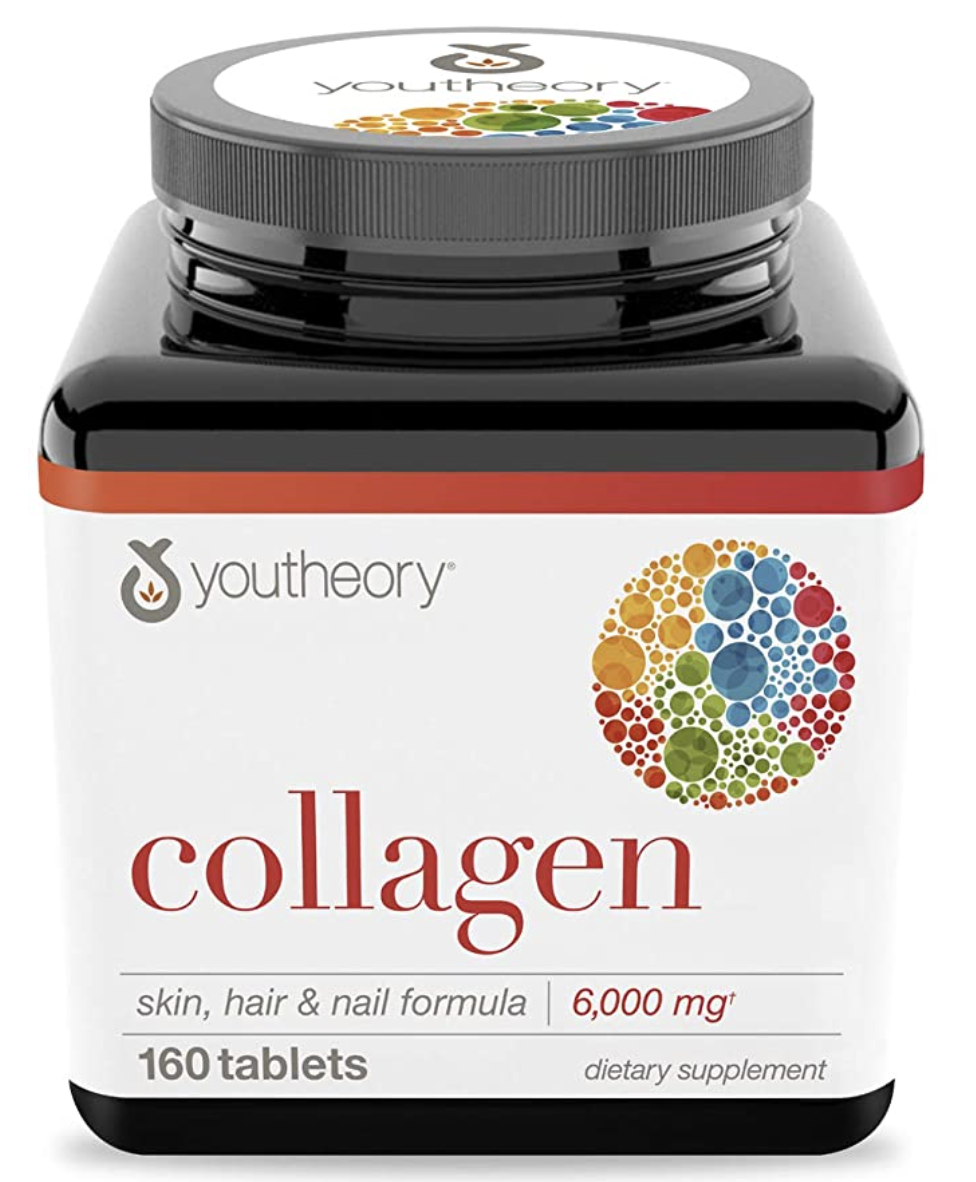 Exp.2023 Youtheory Collagen Advanced Formula และ Vitamin C 160 เม็ด