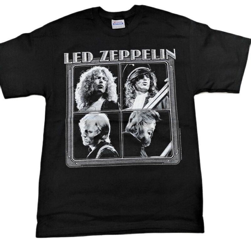 HHBB HM เสื้อวง LED ZEPPELIN เดสสต็อกปี 06 เสื้อยืดคอกลมผ้าฝ้าย