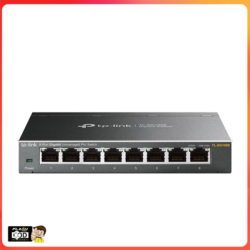 ร้านไทย พร้อมส่งฟรี ✨✨ TP-LINK Gigabit Switching Hub (TL-SG108E) 8 Port (7