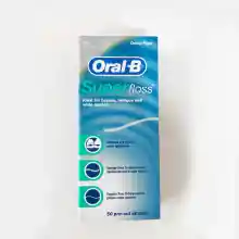 ภาพขนาดย่อของภาพหน้าปกสินค้าไหมขัดฟัน Oral B Super Floss 50CT Strands สำหรับคนจัดฟัน 1 กล่อง 130 บาท จากร้าน Brushme 1589169571 บน Lazada ภาพที่ 1