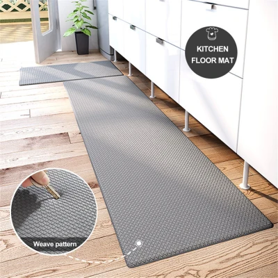 【READY STOCK】Kitchen Floor Mat Oil Proof Waterproof Floor Mat Anti Skid Kitchen Floor Mat Anti Slip Foot Pad
