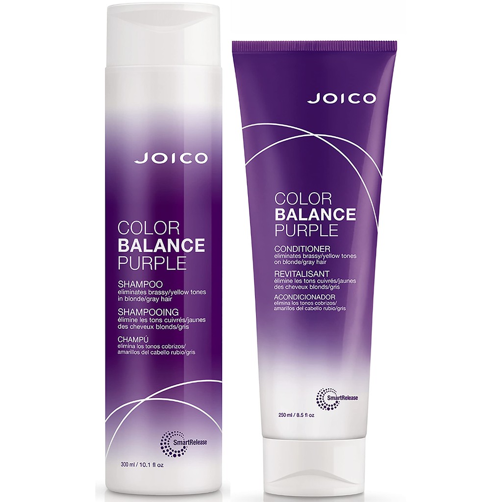 Joico color balance purple shampoo and conditioner 300ml 
