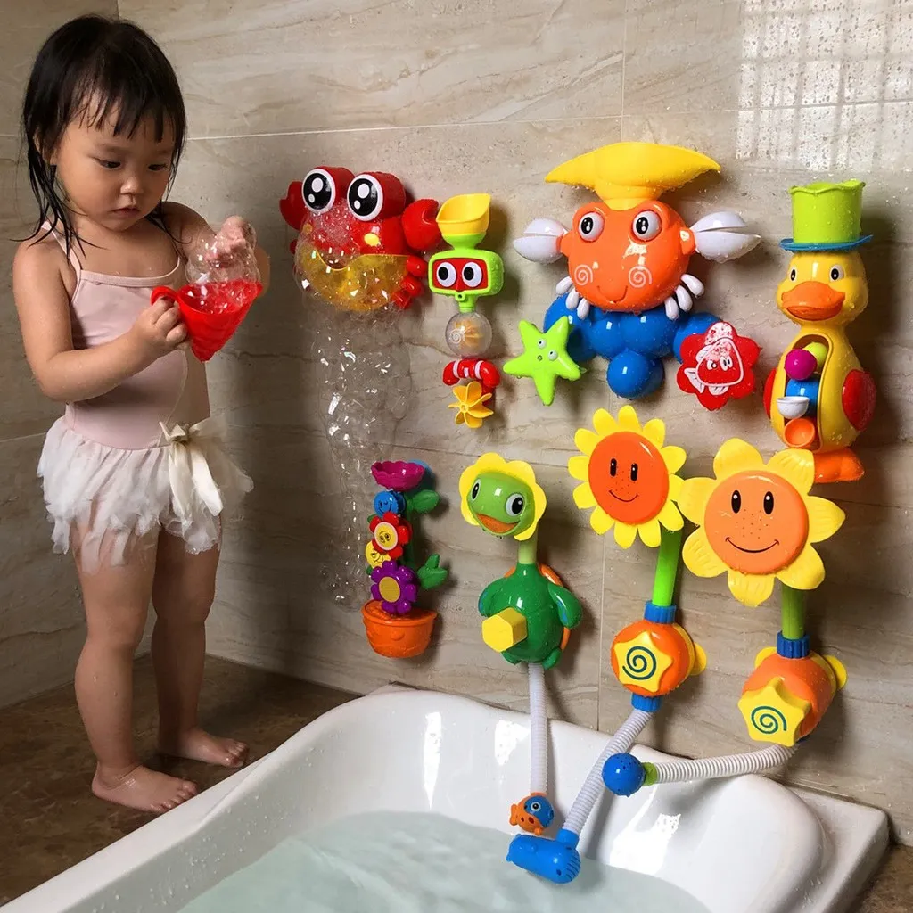 Bath Toys ของเล่นอาบน้ำ  สำหรับเด็ก ของเล่นในน้ำ บีบฉีดพ่นน้ำได้  หลากหลายแบบ 【ถูกสุด-พร้อมส่ง】ฟรีค่าขนส่ง∈❈✈ CJ10
