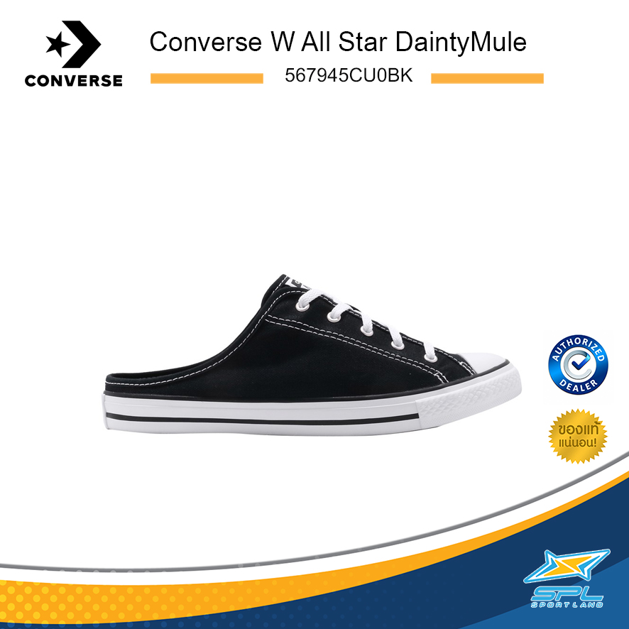 Converse รองเท้าผ้าใบ รองเท้าแฟชั่น Women All Star Dainty Mule 567945CU0BK (1890) สี สีดำ ขนาด US  9 สี สีดำขนาด US  9