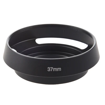 Black Screw Mount 37mm Metal Hood for Leica Summinin Elmar Lens