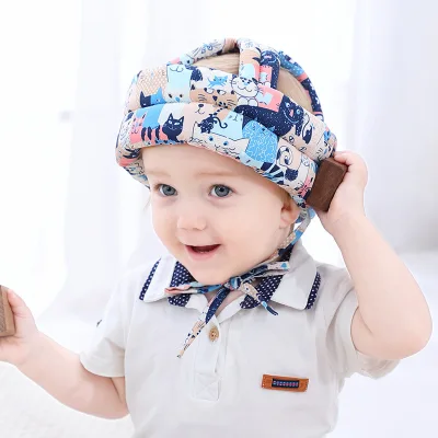Cute Baby Head Protection Hat Toddler Boy Girls Drop Crash/shatter-resistant Safety Helmets Head Cap Child Care Supplies Ready Stock