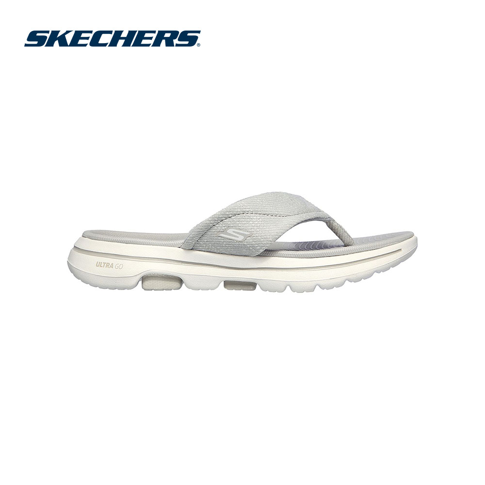 Skechers สเก็ตเชอร์ส รองเท้าแตะ ผู้หญิง GOwalk 5 On-The-Go Sandals Shoes - 140086-GRY