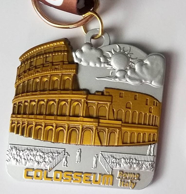 โคลอสเซียม (Colosseum) - Virtual run งานวิ่ง วิ่งเอง วิ่งแถวบ้าน เหรียญวิ่ง เหรียญรางวัล เหรียญสร้างแรงบันดาลใจในการวิ่ง
