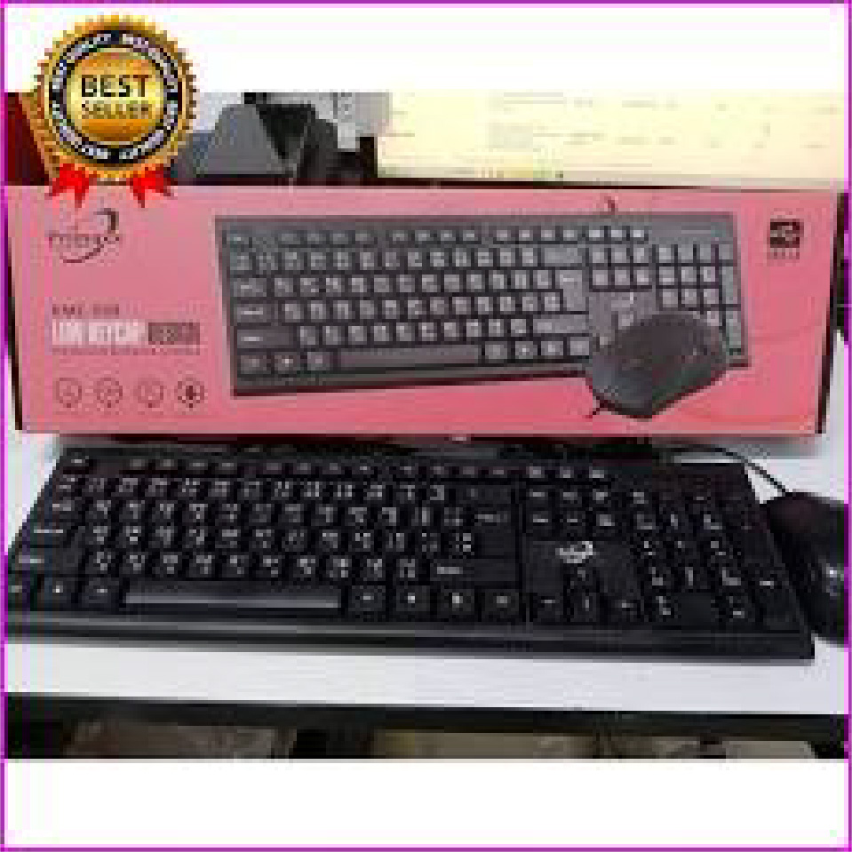 Keyboard+Mouse USB ชุดคีย์บอร์ดกันน้ำ+เมาส์   แป้นภาษาไทย