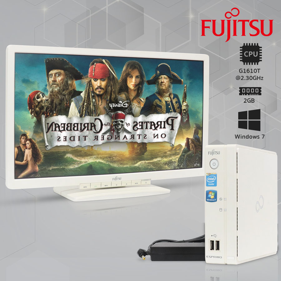 คอมตั้งโต๊ะ คอมพิวเตอร์มือ2 mini PC ซีพียูคอม Fujitsu มีคอมพิวเตอร์ การรับประกันเครื่อง จอ LCD CPU computer คอมราคาถูก ใช้ทำงาน Hold Garden