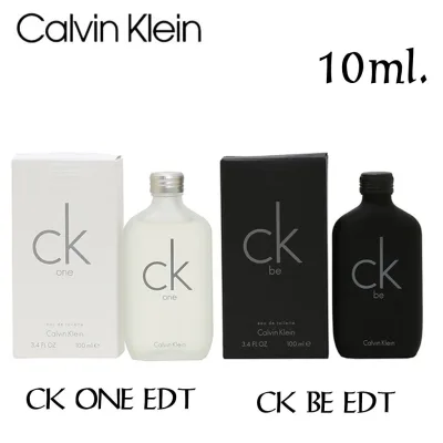 น้ำหอมผู้ชาย น้ำหอมผู้หญิง CALVIN KLEIN CK ONE EDT / CK BE EDT EAU DE TOILETTE ของใหม่ 10 ml ของแท้ พร้อมกล่อง