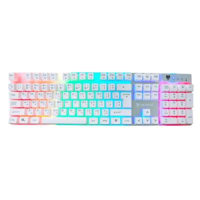 ดูภาพ Nubwo NK32 Fortune คีย์บอร์ด ไฟสีรุ้ง 7 สี LED 4 รูปแบบ เพิ่มเติม Nubwo NK32 Fortune คีย์บอร์ด ไฟสีรุ้ง 7 สี LED 4 รูปแบบ