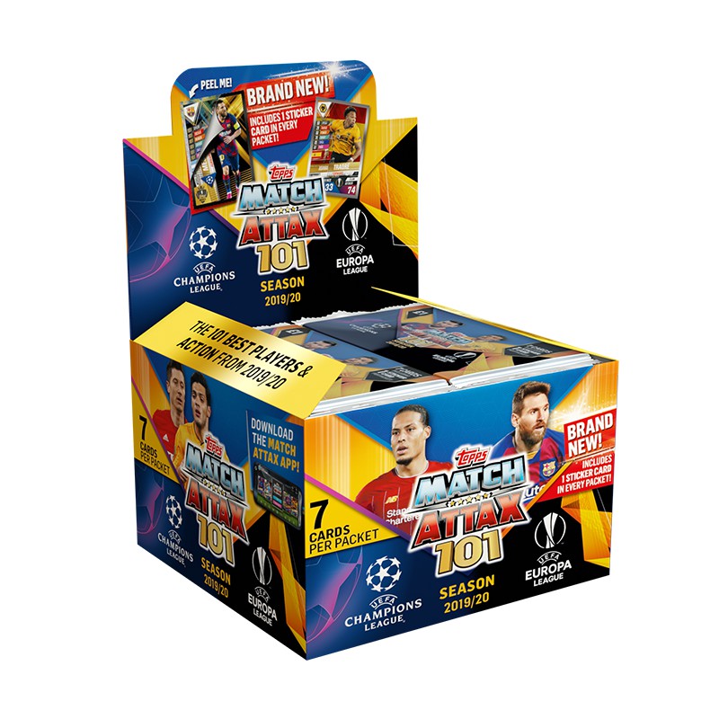 Match Attax 101 Packet Box 2019/20 ซองสุ่มยกกล่อง 50 ซอง (+ของแถมอีก 50 ...