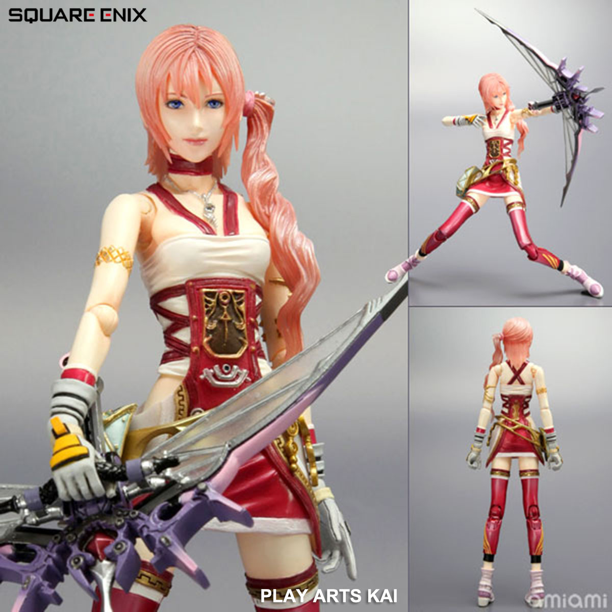 Model โมเดล งานแท้ 100% Square Enix Play Arts Kai Final Fantasy XIII 2 ไฟนอลแฟนตาซี ไลท์นิ่งรีเทิร์นส์ Serah Farron เซราห์ ฟาร์รอน Ver Figma ฟิกม่า Anime ขยับแขน-ขาได้ ของขวัญ Gift อนิเมะ การ์ตูน มังงะ สั่งและนำเข้าจากญี่ปุ่น manga Figure ฟิกเกอร์