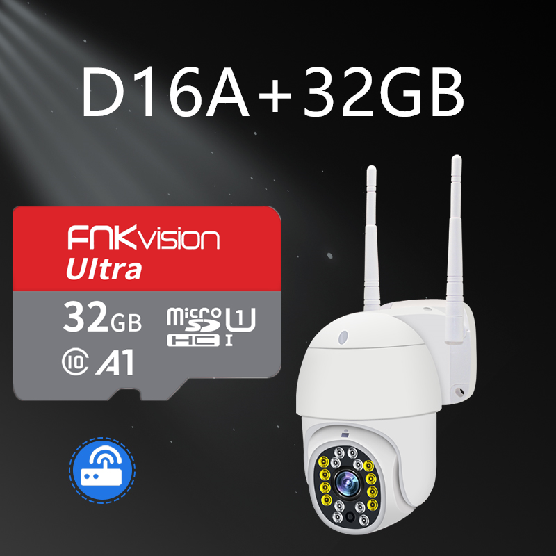 FNKvision กล้องวงจรปิดอัจฉริยะ ฟรี เมม32GB WiFi IP Camera FHD 1080P 2 ล้านพิกเซล สามารถหมุนได้ กันน้ำ กันแดด กันฝุน ดูผ่านมือถือ