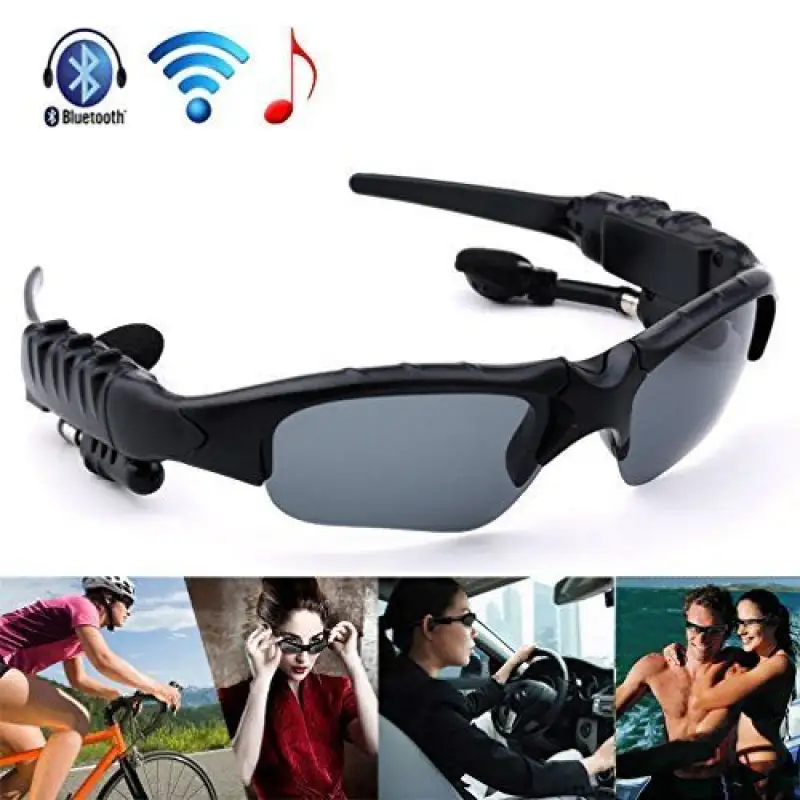ภาพหน้าปกสินค้าแว่นอัจฉริยะ(มีไมค์) MP3 Player พร้อมบลูทูธ Smart Glasses Bluetooth4.1 แว่นตาบลูทู ธ หูฟังบลูทูธไร้สาย รับสาย / วางสาย กันน้ำ ฟรี แว่นกันแดดอัจฉริยะ ไร้สายชุดหูฟังสเตอริโอหูฟังบลูทูธบลูทูธ รุ่น รองรับทั้ง Android และ iOS จากร้าน Sunnyside Ph บน Lazada