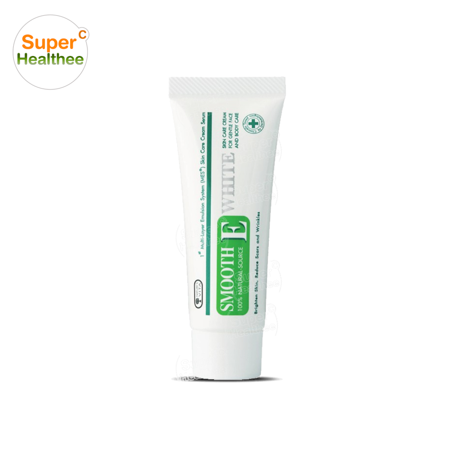 Smooth E Cream Plus White 60 กรัม สมูทอี ครีม พลัสไวท์