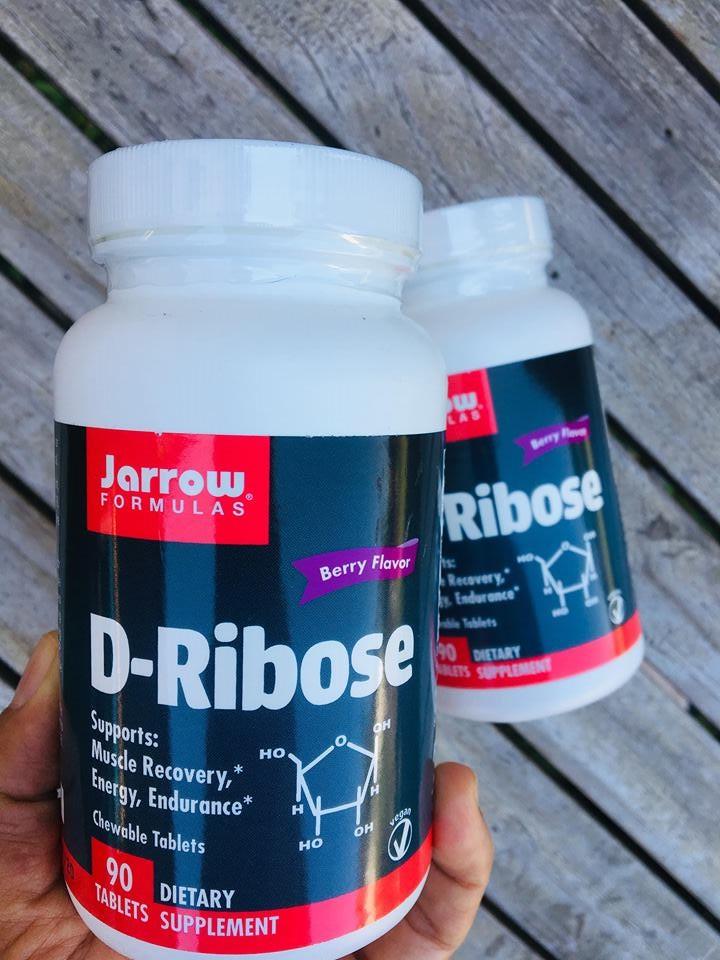 Bioenergy Ribose® ดี-ไรโบส Berry Favor 1000mg 90 Tablets (Jorrow Formulas) D-Ribose