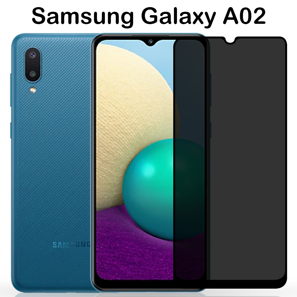 ฟิล์มกระจก นิรภัย เต็มจอ กาวเต็มแผ่น ซัมซุง เอ02 Use For Samsung Galaxy A02 Full Glue Tempered Glass Screen Protector (6.5). 