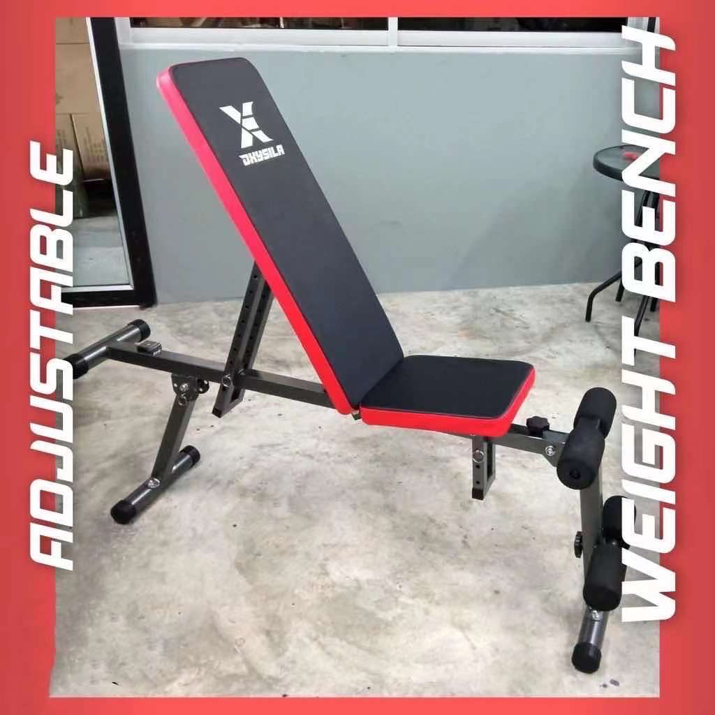 Workout Shop Adjustable Bench ม้านั่งบริหารร่างกายปรับระดับ ม้ายกดัมเบล ม้านั่งดัมเบล เก้าอี้ยกน้ำหนัก ที่ออกกำลังกาย เครื่องออกกาย Folding