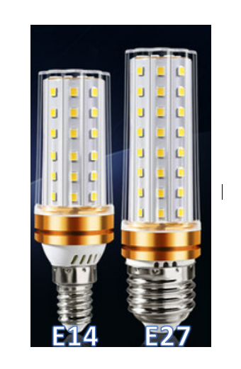 หลอดไฟ LED 12W - 20W ขั้ว E14 - Day Light/ Warm white