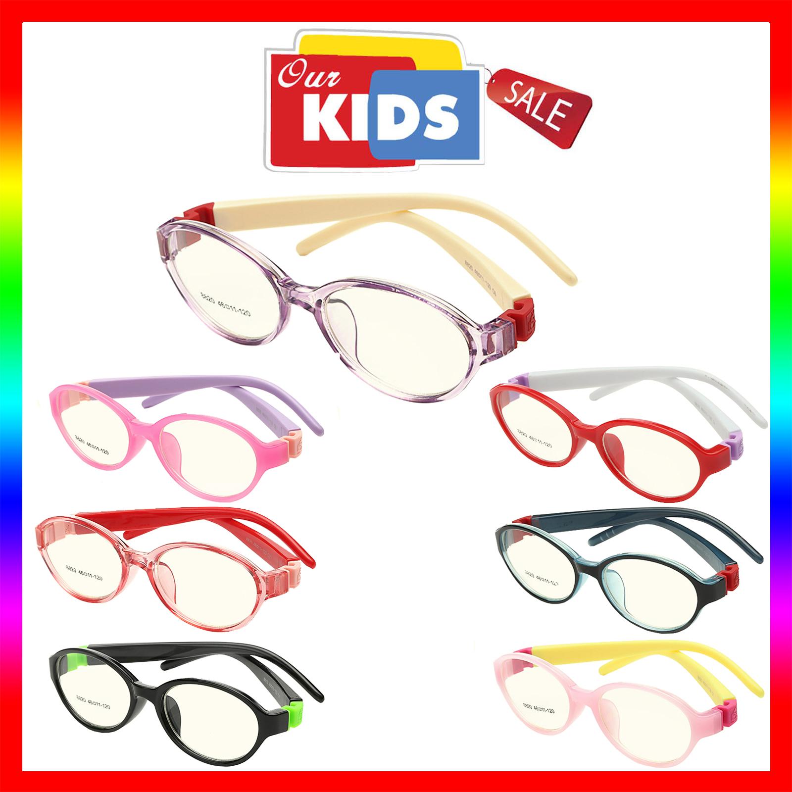 แว่นตาเกาหลีเด็ก Fashion Korea Children แว่นตาเด็ก รุ่น 8820 กรอบแว่นตาเด็ก Oval รูปไข่แนวนอน Eyeglass baby frame ( สำหรับตัดเลนส์ ) วัสดุ PC เบา ขาข้อต่อ Kid leg joints Plastic Grade A material Eyewear Top Glasses