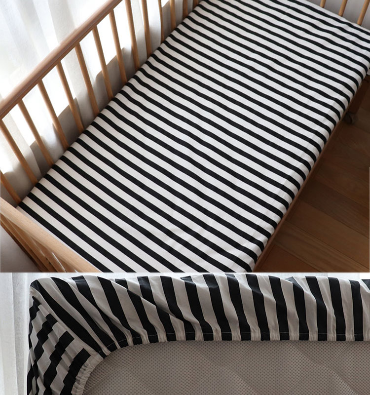 Baby Crib Fitted Sheet Cotton Baby Cot Bedding For Newborns Kid Bed