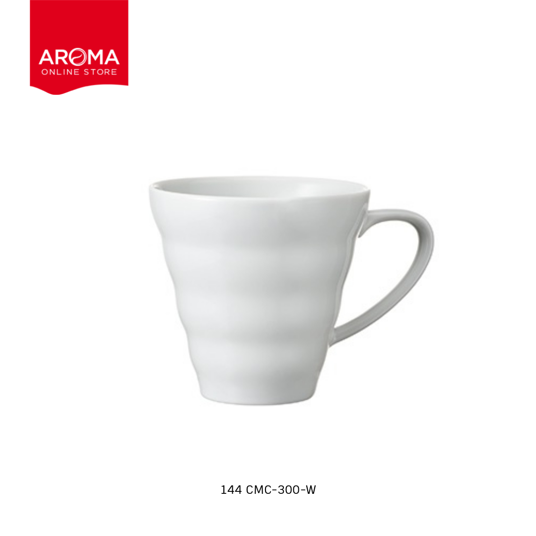 Hario แก้วเซรามิก HARIO (144) V60 ceramic mug cup 300 ml. / CMC-300-W