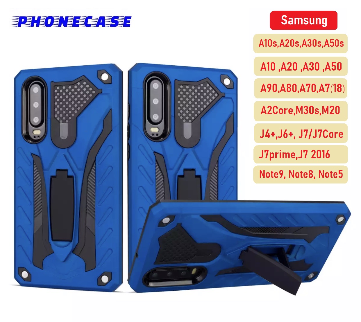 ❌รับประกันสินค้า❌Case Samsung  A03 A03s A22 A02s A31 A11 A01 A21s M11 A10s A20s A30s A50s A10 A20 A30 A50 A70 J4plus J6plus M20 M30s A2Core เคส Samsung case เคสหุ่นยนต์ เคสกันกระแทก TPU CASE สินค้าใหม่ สี สีน้ำเงิน สี สีน้ำเงินรูปแบบรุ่นที่ีรองรับ Sam A52 / A52s 4g/5g