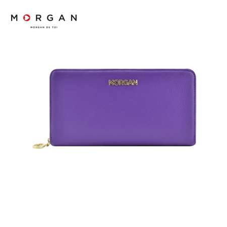 MORGAN BAG กระเป๋าสตางค์หนังแท้ซิปรอบ ใบยาว รุ่น KIRBASIC 03