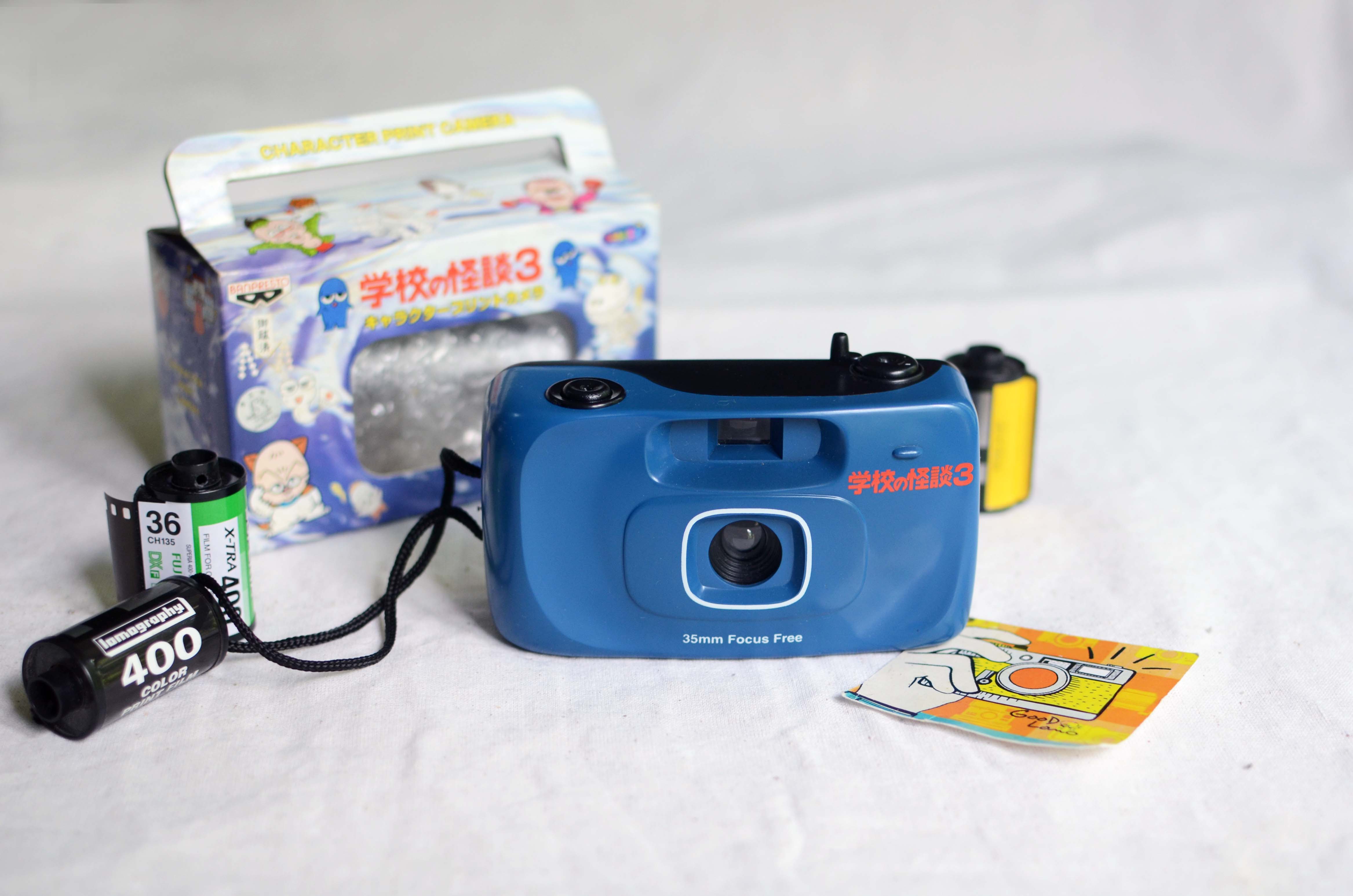 กล้องฟิล์ม กล้อง Toy สีนำเงิน(ใหม่พร้อมกล่อง)