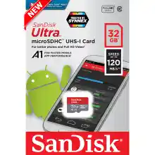 ภาพขนาดย่อของภาพหน้าปกสินค้าSandisk Ultra microSDHC Class10 A1 32GB อ่าน 120MB/s (SDSQUA4-032G-GN6MN) Memory เมมโมรี่การ์ด การ์ด แท็บเล็ต โทรศัพท์ สมาร์ทโฟน จากร้าน MemoryBiz_OfficialStore บน Lazada ภาพที่ 1