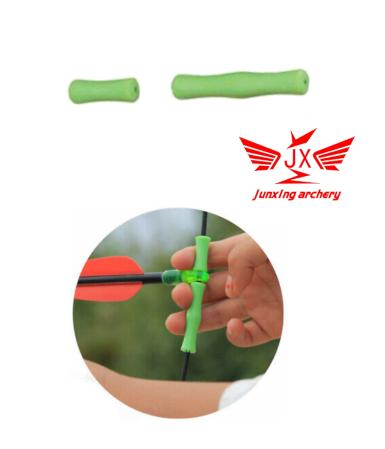 JUNXING Full-Silicone Finger Tab 3 Fingers ธนู ยีงธนู Color:GREEN Code: JX-SILICONE-3FINGER-GREEN