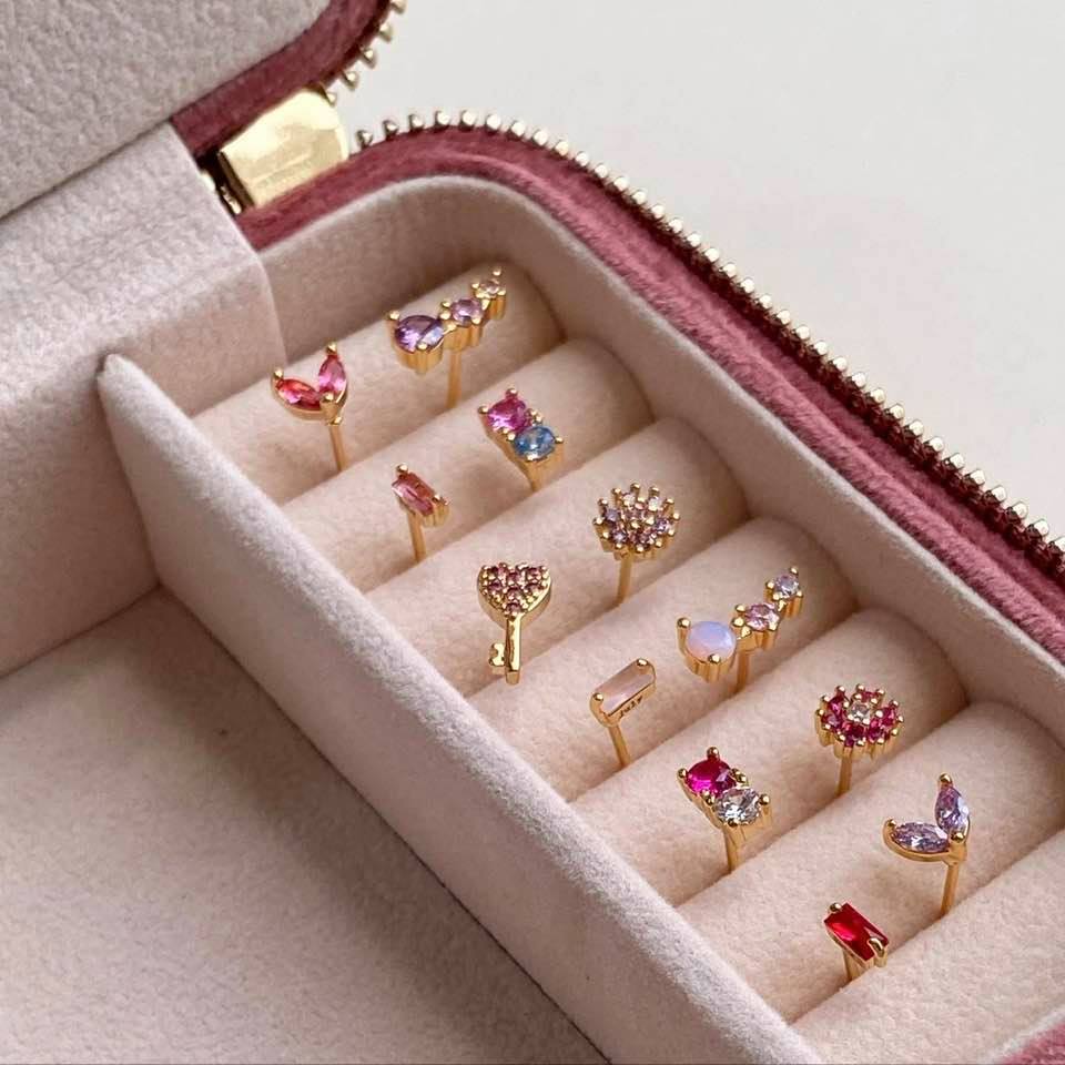 Julysbkk - gemmie tiny piece earrings set (เลือกแบบได้เลย แล้วแจ้งในแชทน้า)