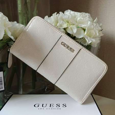 NEW UPDATE♡♡ Guess leather wallet กระเป๋าสตางค์ใบยาวซิปรอบ