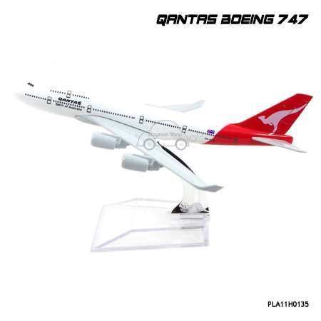 ขายด่วน จะหมดแล้ว Naynaeshop โมเดลเครื่องบิน QANTAS Boeing 747 (16 cm)
ส่งทั่วไทย