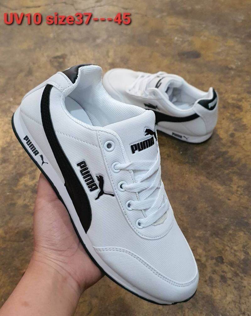 รองเท้าผ้าใบพูม่า PUMA รองเท้าผ้าใบแฟชั่น รองเท้าผู้ชาย รองเท้าผู้หญิง ใส่แล้ว สวย เท่+ควรเพิ่ม1ไซต์จากไซต์ปกติ รับประกันสินค้าตรงปก