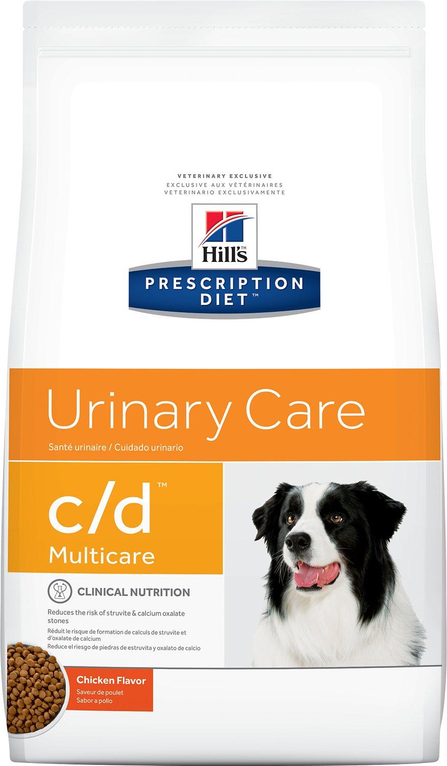 Hill's c/d Dry Dog Food ฮิลล์ อาหารสุนัข ที่มีปัญหาเรื่องนิ่ว กระเพาะ