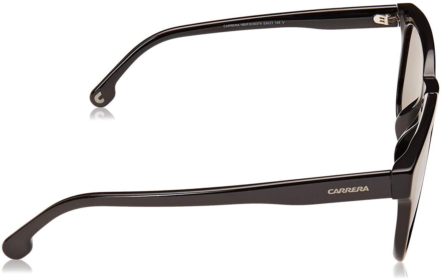 Matte Black Frame Silver Mirror Lenses Lens Carrera 185/F/S Sunglasses CA185FS-0003-T4-5321 