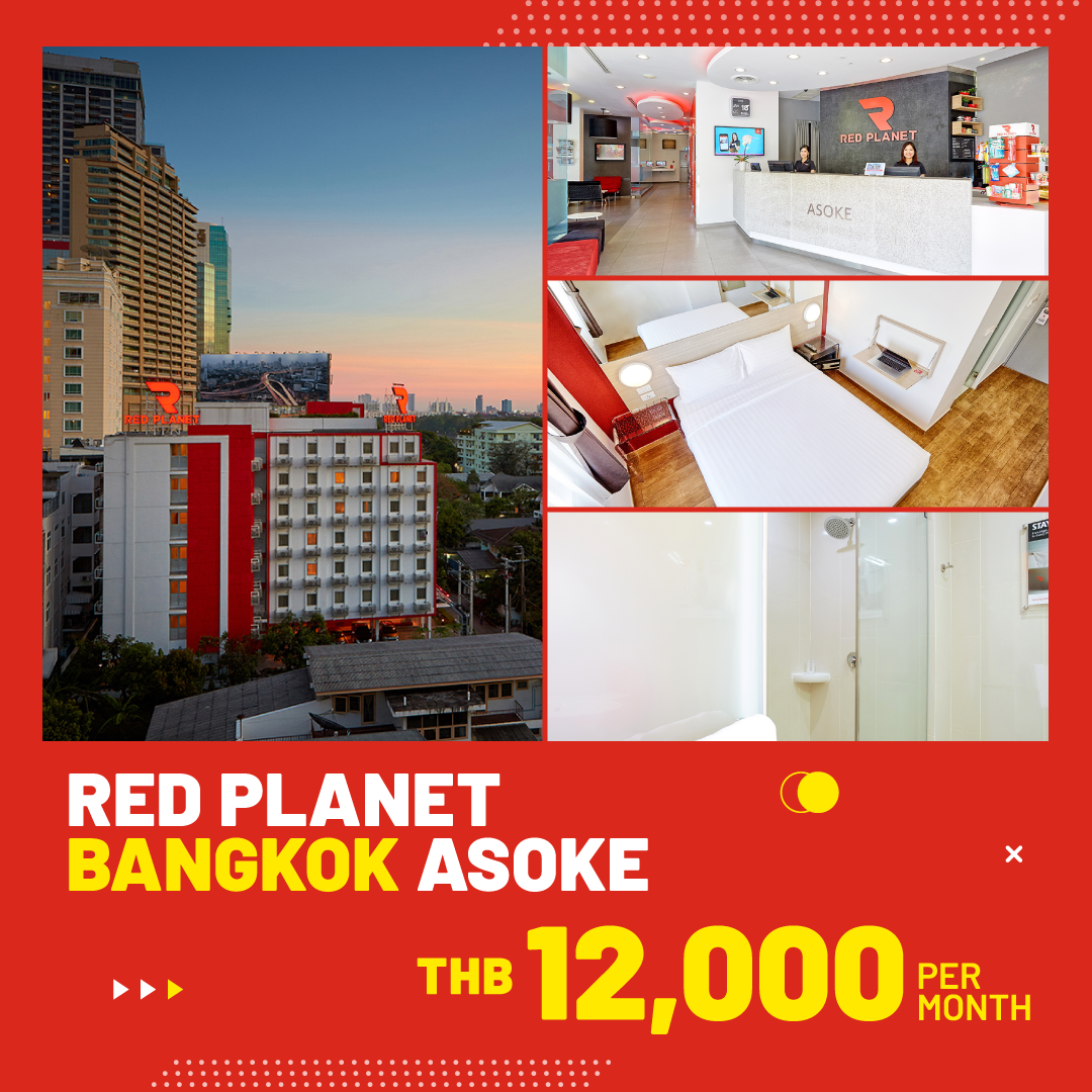 Monthly Stay - Red Planet Bangkok Asoke