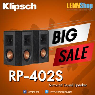 ดูภาพ Klipsch Reference Premiere RP-402S Surround Speakers รับประกันศูนย์ 1 ปี โดย Lennshop ตัวแทนจำหน่ายอย่างเป็นทางการ / KLIPSCH RP402S เพิ่มเติม Klipsch Reference Premiere RP-402S Surround Speakers รับประกันศูนย์ 1 ปี โดย Lennshop ตัวแทนจำหน่ายอย่างเป็นทางการ / KLIPSCH RP402S