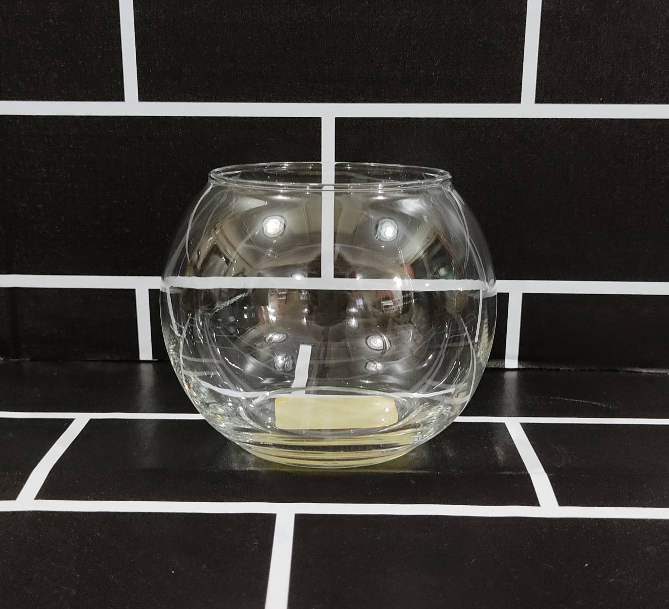 Libbey BUBBLE BALLS 🥃 แก้วกลมใส ขนาด 400 ml.