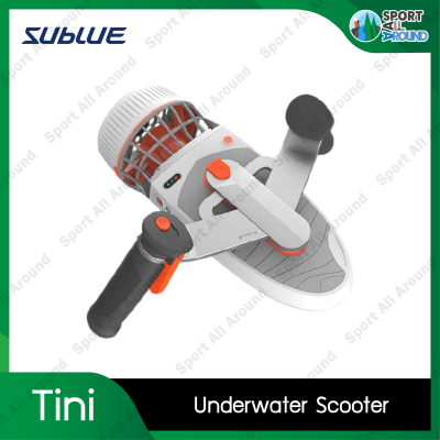 SUBLUE WHITESHARK TINI สกู๊ตเตอร์ดำน้ำ ความเร็วในระดับเดียวกับสกู๊ตเตอร์ดำน้ำรุ่นอื่นๆ มีขนาดเล็กเหมาะสำหรับการพกพาที่สุด ประกัน 6 เดือน
