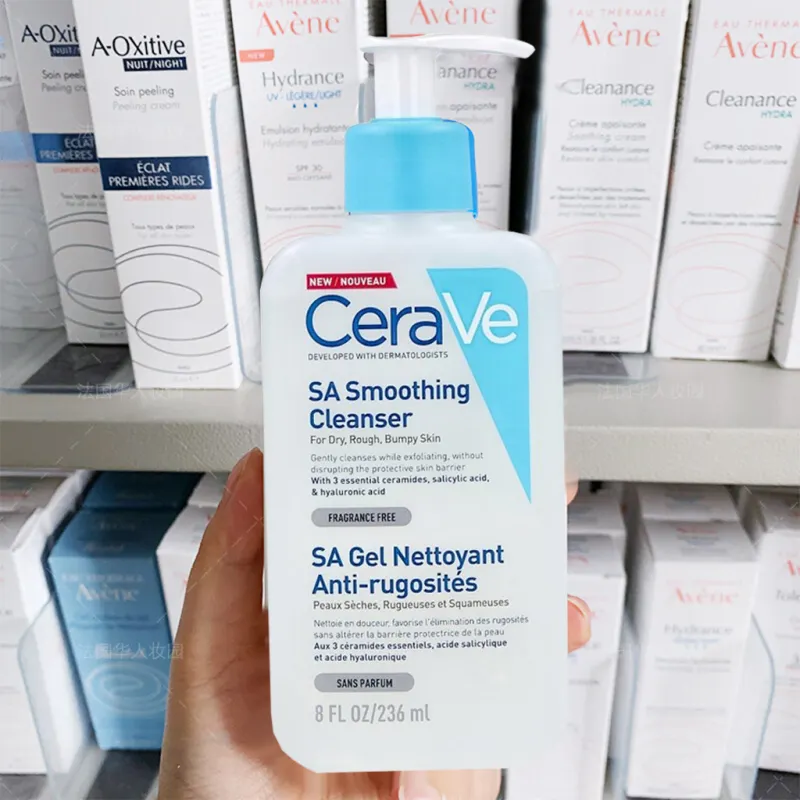 ภาพสินค้าเซราวี CERAVE SA Smoothing Cleanser ผลิตภัณฑ์ทำความสะอาด สำหรับผิวหยาบกร้าน ไม่เรียบเนียน 236ml. จากร้าน Deer Beauty shop บน Lazada ภาพที่ 7