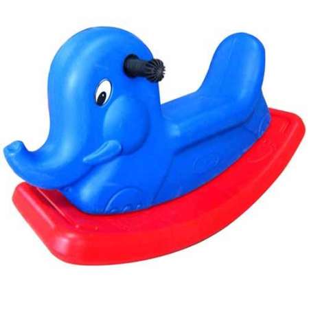 Rctoystory ช้างโยกเยก 2 สี ของเล่นสนาม(น้ำเงิน/แดง)