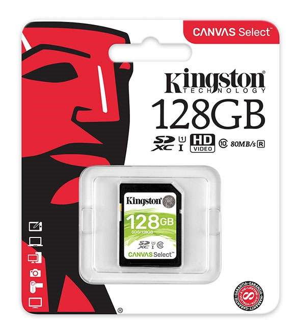 #beyline mall Kingston SD Card Canvas Select 32/64/128 GB Class 10 ความเร็ว 80/10MB/s (พร้อมส่ง)