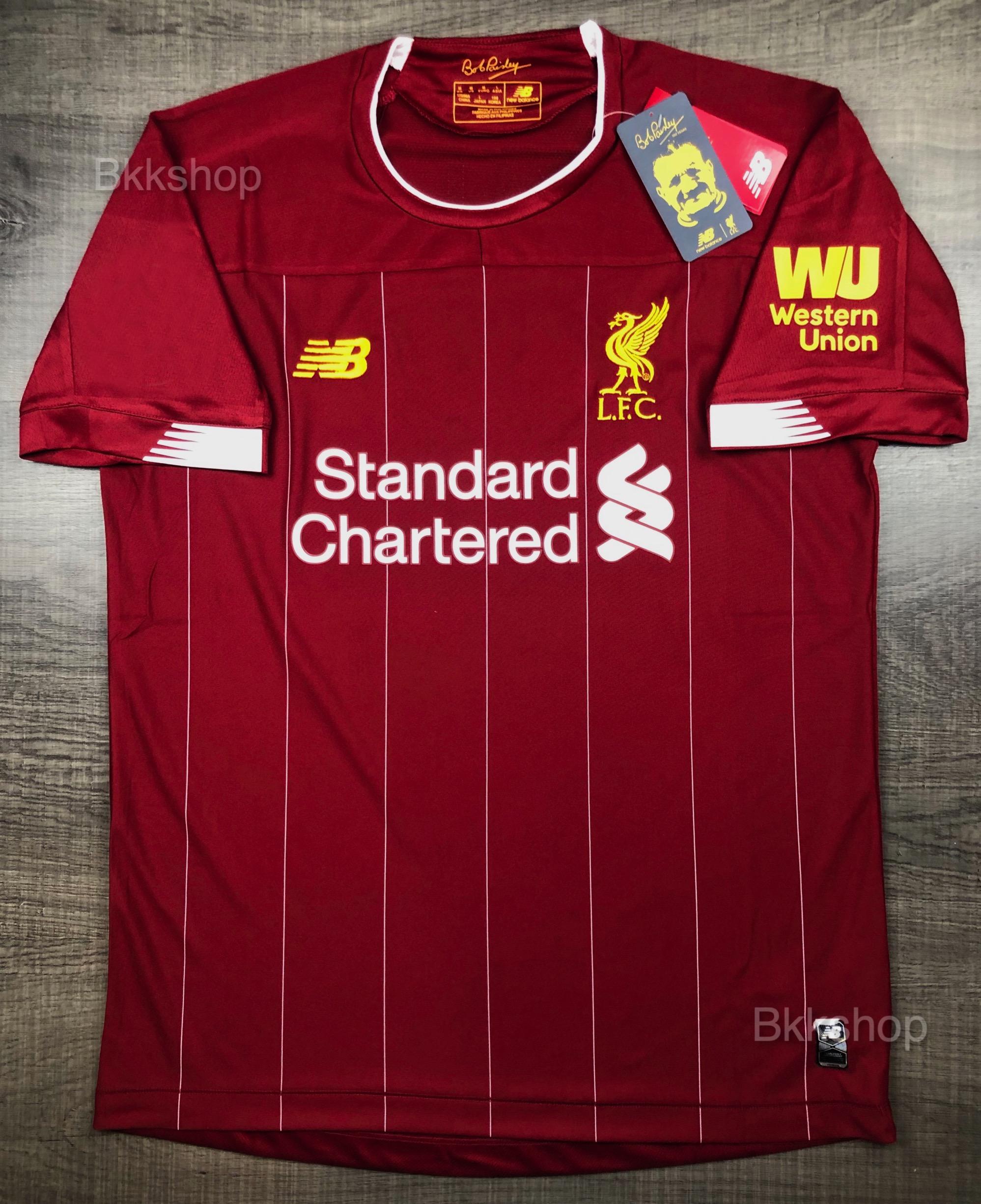 เสื้อบอล ลิเว่อพูล เหย้า Liverpool Home  2019-20 พร้อมสปอนเซอร์แขน Western Union
